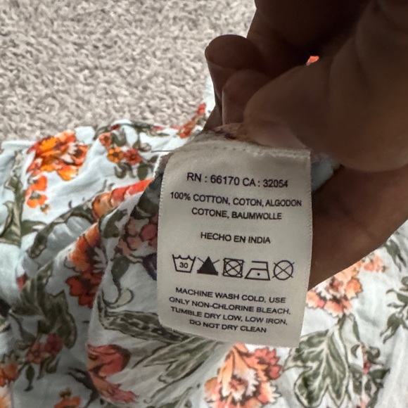 ANTHROPOLOGIE V-Neck Floral Kaftan
One size - Picture 7 of 8